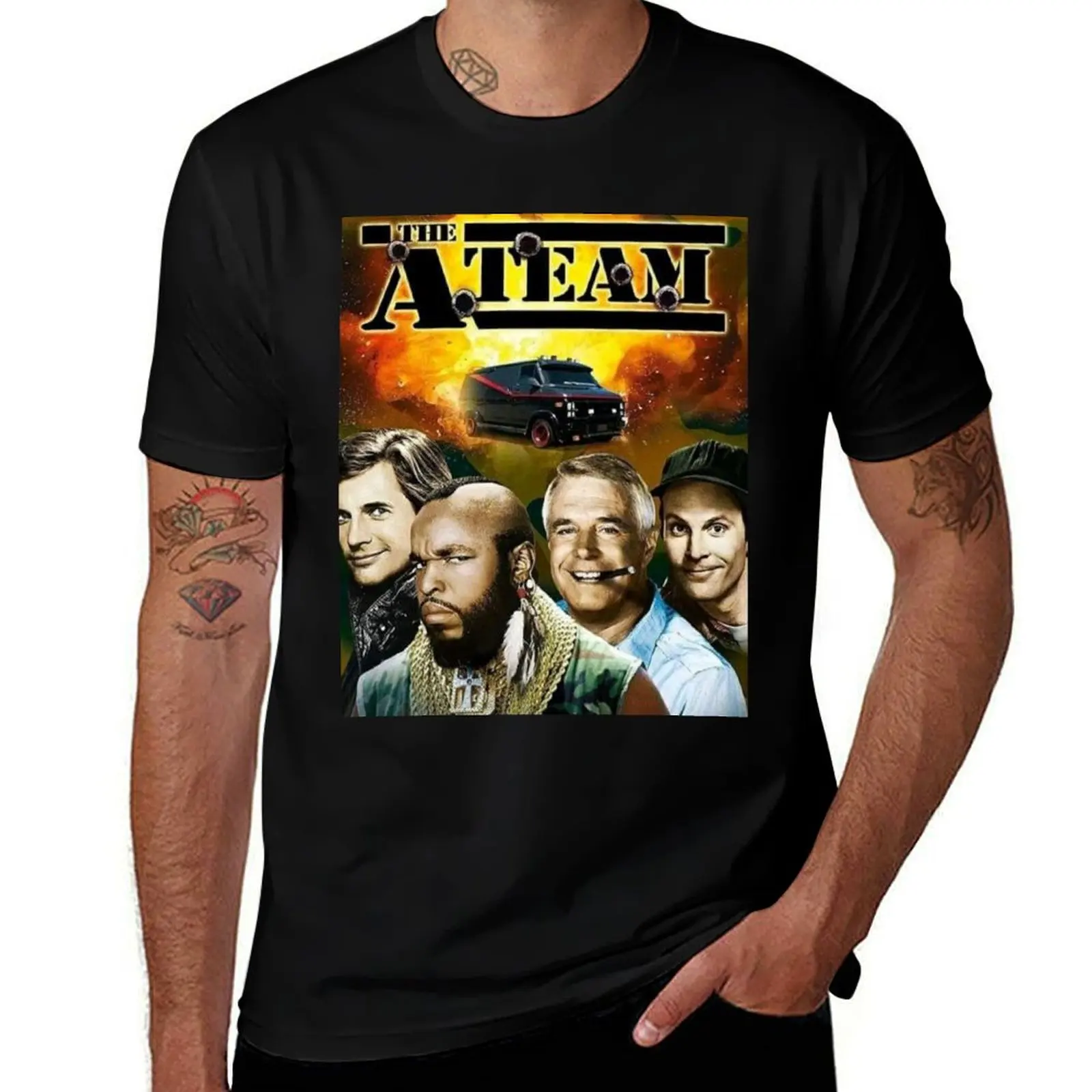 

The A Team Project T-Shirt Blouse Clothing sports fans quick drying big and tall t shirts for men