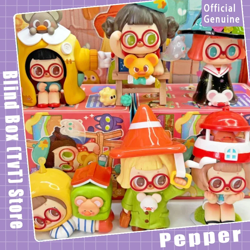 

Новая натуральная перцовая воображение, маленькая шляпа, серия, слепая коробка, милая кукла, коллекция фигурок, украшение для рабочего стола, модный тренд, подарок