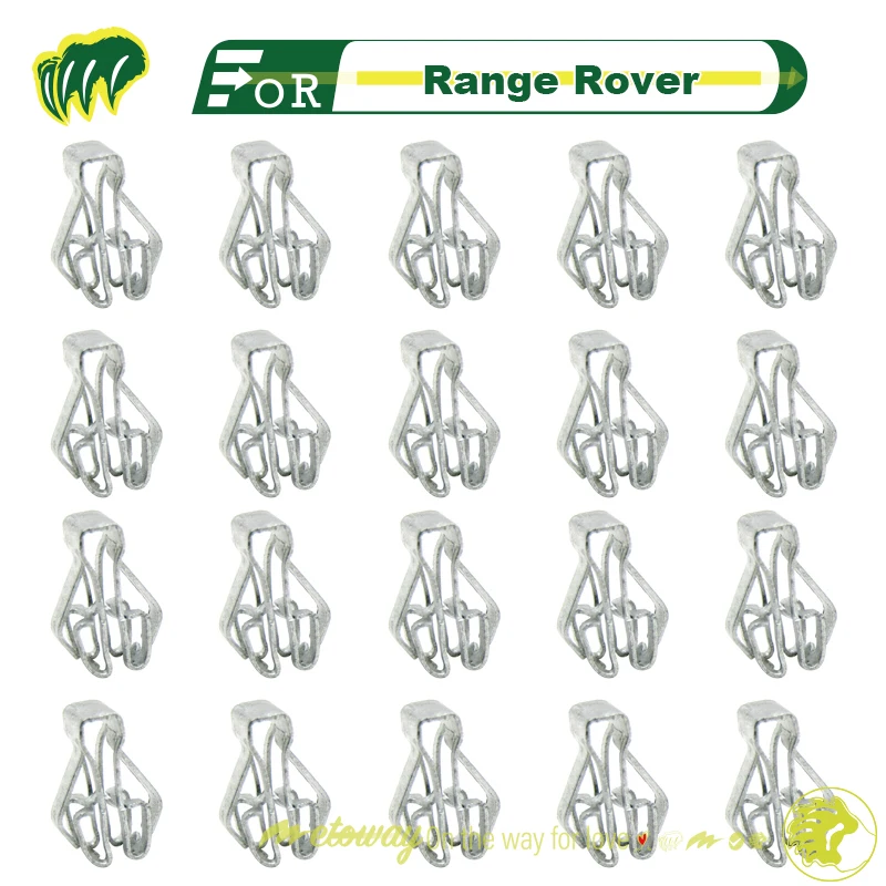 

20pcs Metal Clips For Range Rover Car Door Panel Clips For Interior Panel Fixing Clips Fixing Accessory