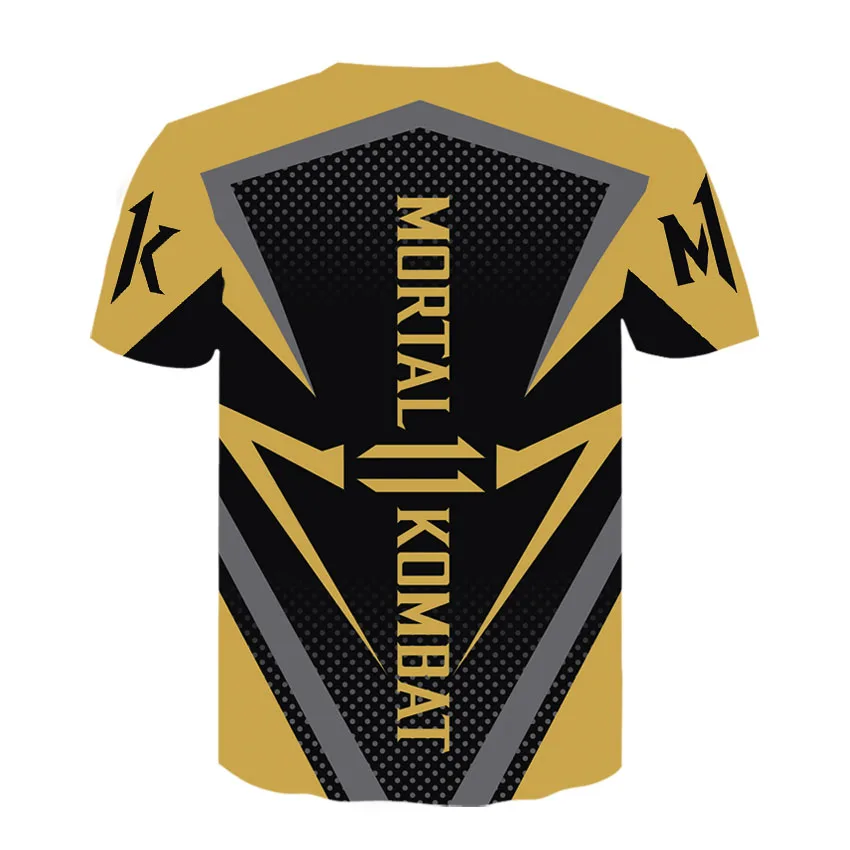 Mortal Kombat 11 T-Shirts Game 3D Print Streetwear Men Women Fashion Oversized Short Sleeve T Shirt Male Tees Tops Man Clothing