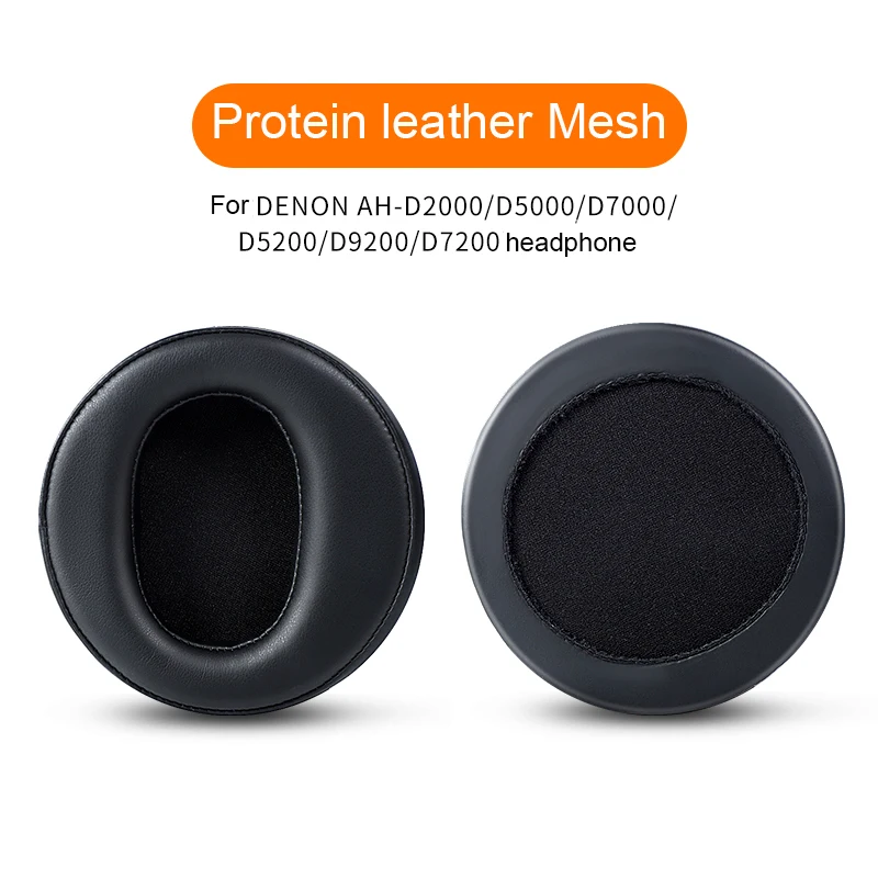 Replacement Earpads for DENON AH-D2000 AH-D5000 AH-D7000 AH-D1100 Headset Headphones Leather Sleeve Earphone Earmuff