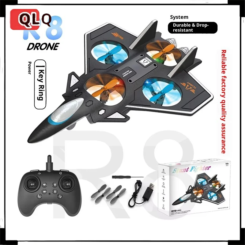 

R8 Remote Control Fighter Glider Aircraft Foam Aerial Photography UAV Small Toy Model for Boys Suitable for Pupils