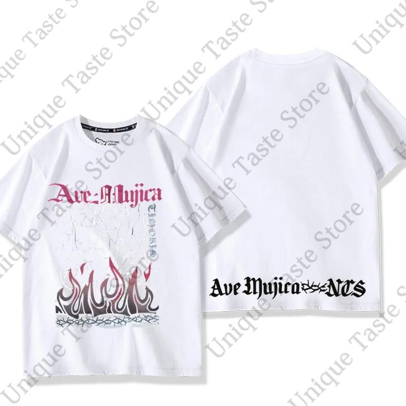 ‌BanG Dream! Ave Mujica T Shirt Umiri Yahata Same Print T-shirt Men Women Harajuku Fashion Soft Cotton Short Sleeve Tee Tops