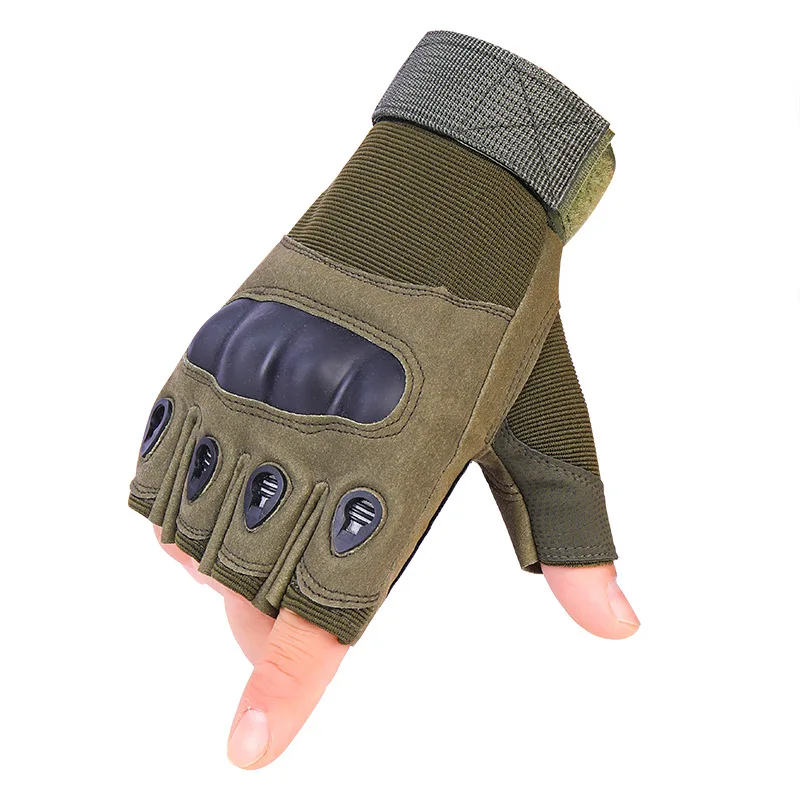 

1Pair Tactical Fingerless Gloves for Men - Ideal for Outdoor Sports, Shooting, Hunting, Airsoft, and Cycling