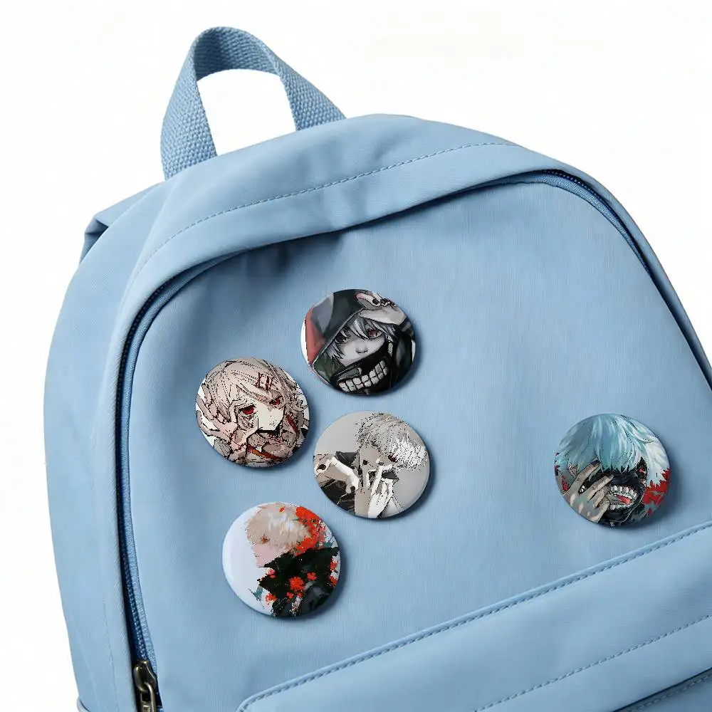 T-Tokyo Ghouls Badge Pins For Friend, Backpack, Clothing, Collectible Accessories, Jewelry Gift