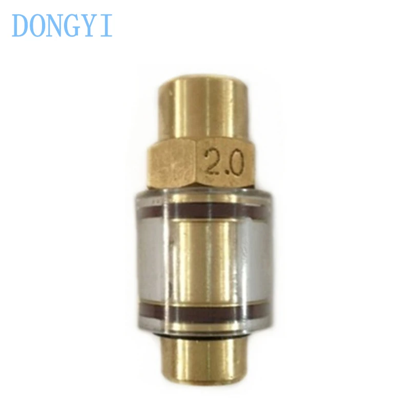 Oil Return Check Valve Oil Return Sight Glass Screw Air Compressor Accessories 1/8