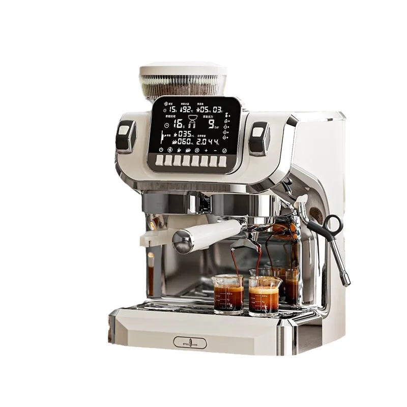 

High-performance intelligent espresso machine with automatic bean grinder