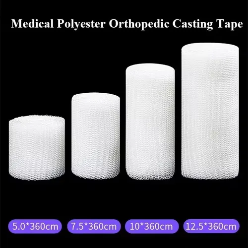 Imagen 2 del producto 5 rollos/paquete de cinta de fundición ortopédica de fibra de vidrio suministros médicos generales