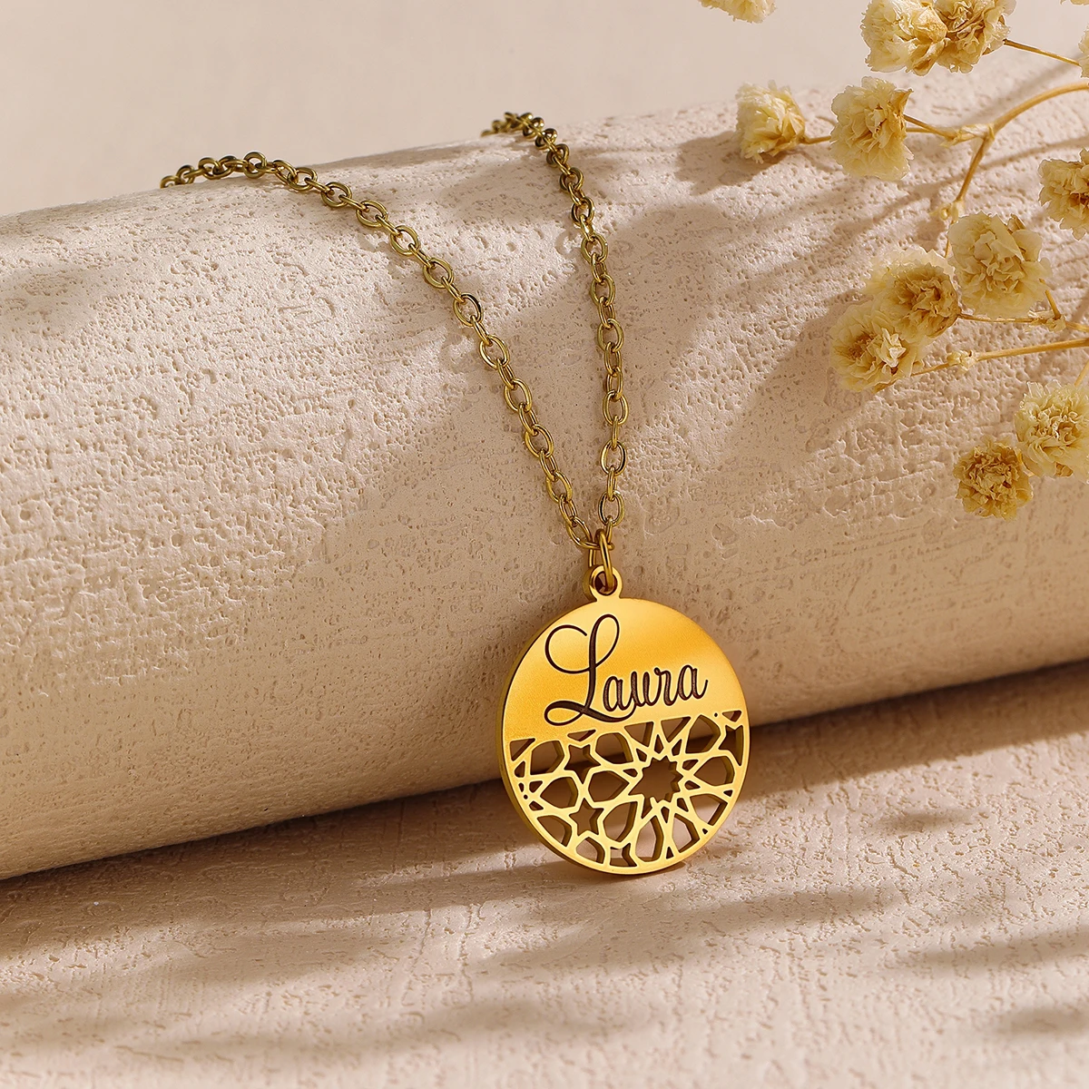 

Cxwind Custom Name Necklace Personalized Golden Choker Stainless Steel Necklace For Women Man Customized Jewelry Weddings Gifts
