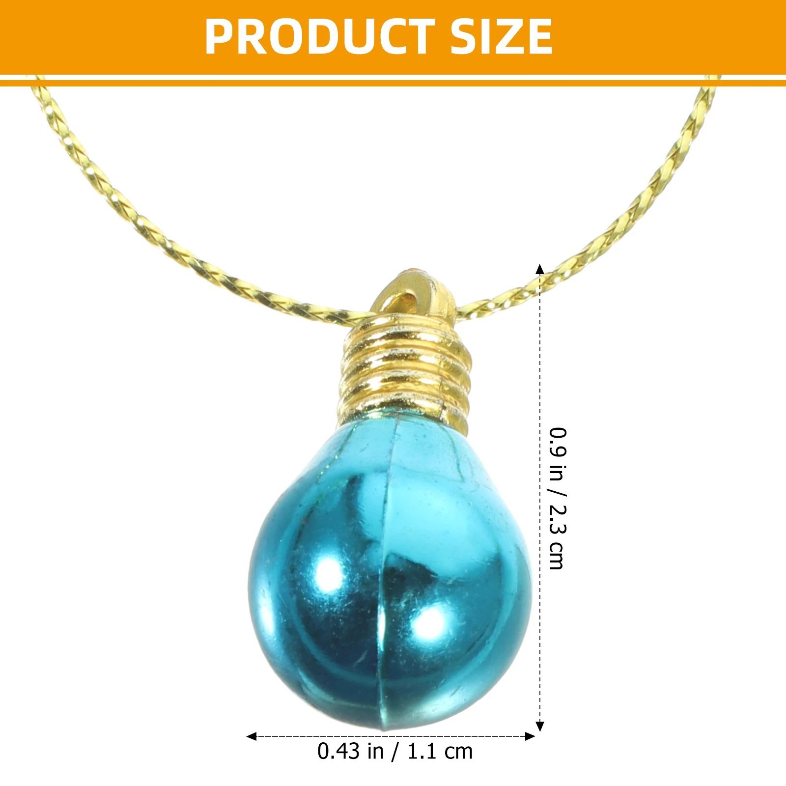 

1 set 1 Set Plastic Christmas Bulb Beads Diy Decorative Pendant Home Garden Party Xmas Decor Mini Bulbs Craft Making Diy Beads
