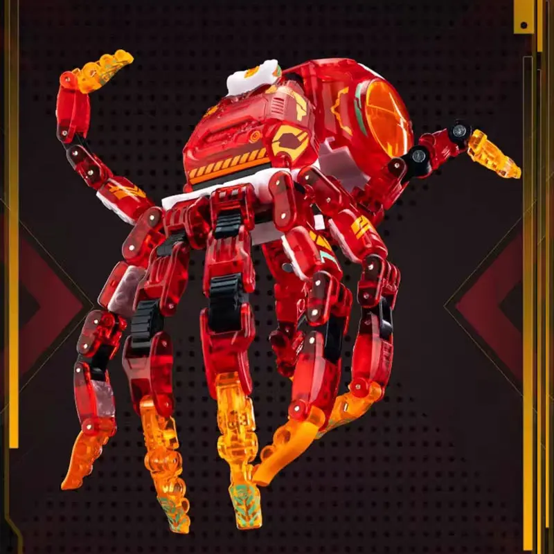 재고 있음 52TOYS 트랜스포머 비스트박스 사냥꾼의 왕 빈티지 문어 액션 피규어 모델 수집용 장난감 선물