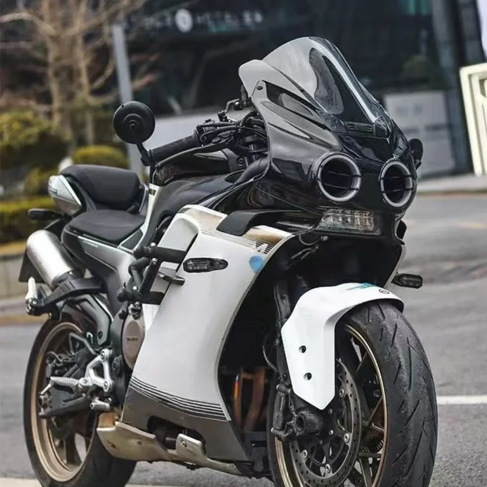 For CFMOTO 500SR VOOM SR500 500 SR 2025+ Parts Brand New Motorcycle Double Bubble Windshield Windshield Accessories