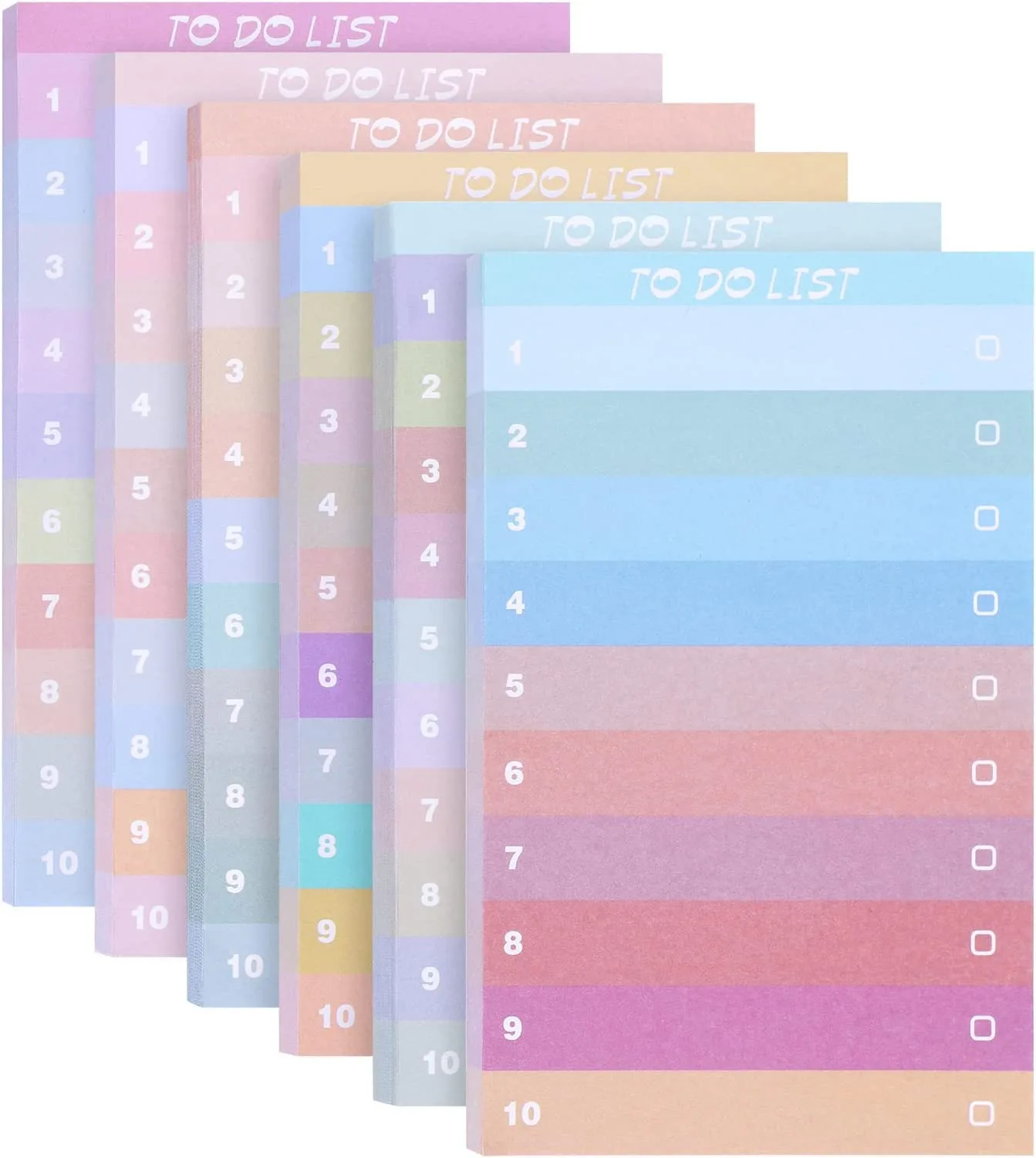 100 Sheets to Do List Notes Planner Notepad Colorful Small Planning Notes Memo Pad Daily Checklist Notebook Block to Do Note Pad