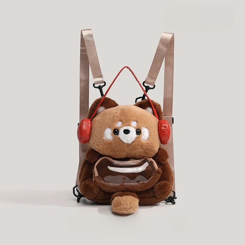 

Кукла-енот с рисунком, плюшевый рюкзак, милые рюкзаки, детский рюкзак для мальчика, дизайнерская сумка, классная сумка для девочек, школьные сумки Mochila 백팩