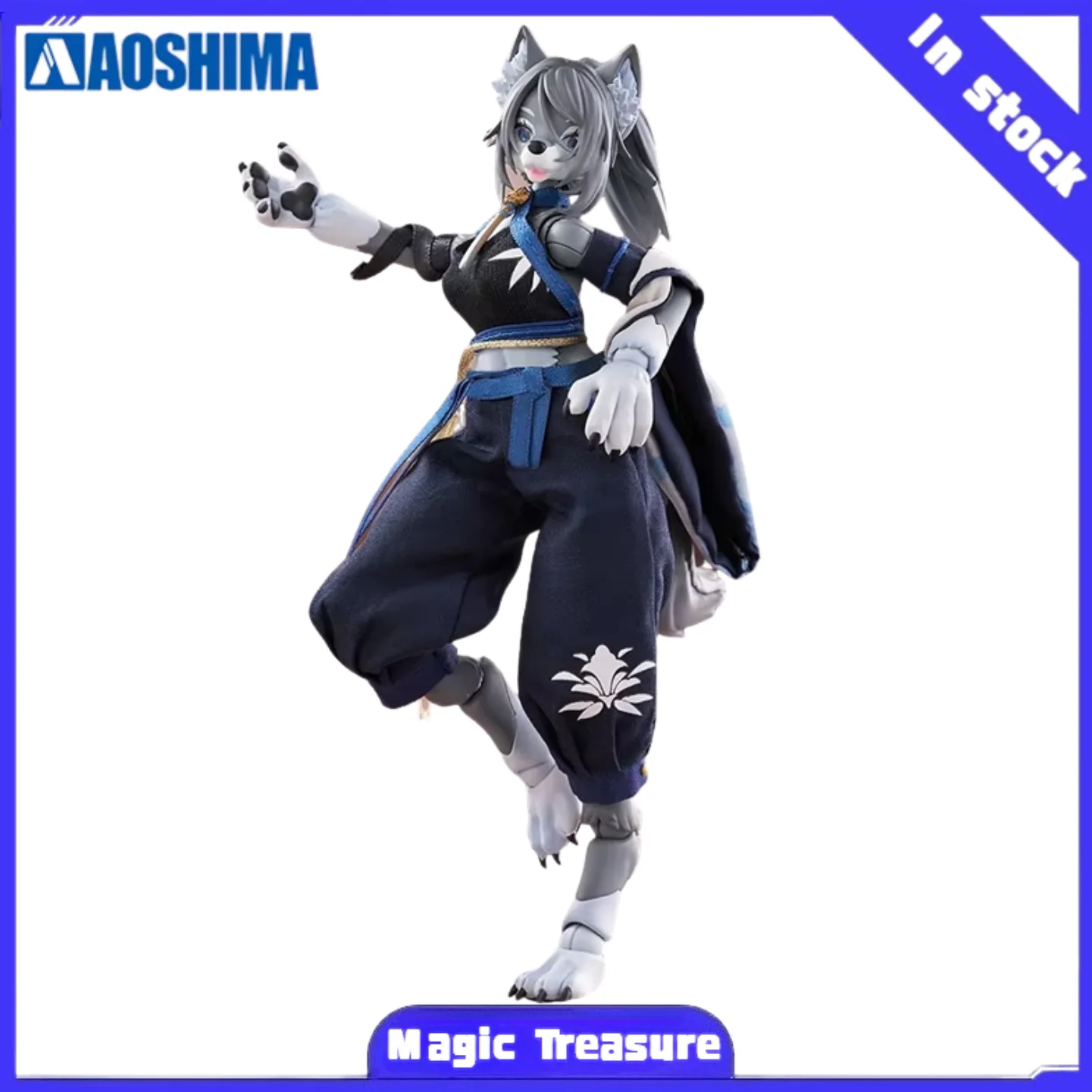 【MT】Aoshima KEMOPLA No. SP-02R Flor de peral ‌ Figura de acción de ensamblaje limitado