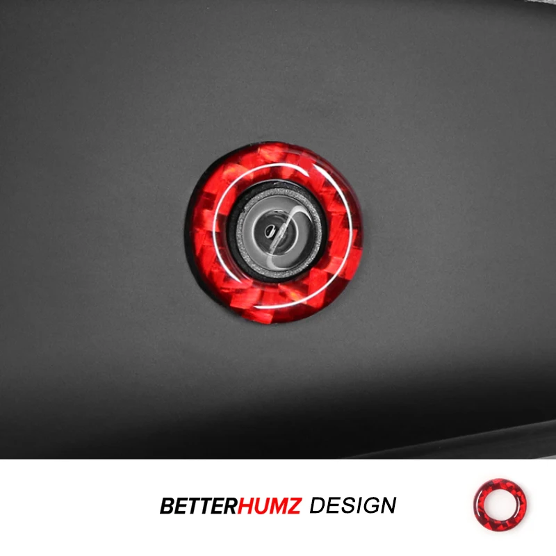 Für Tesla 2019-Modell 3 Highland 2024 Modell Y Juniper 2025 Carbon Faser Auto Innen Kamera Trim Ring Aufkleber Tuning zubehör