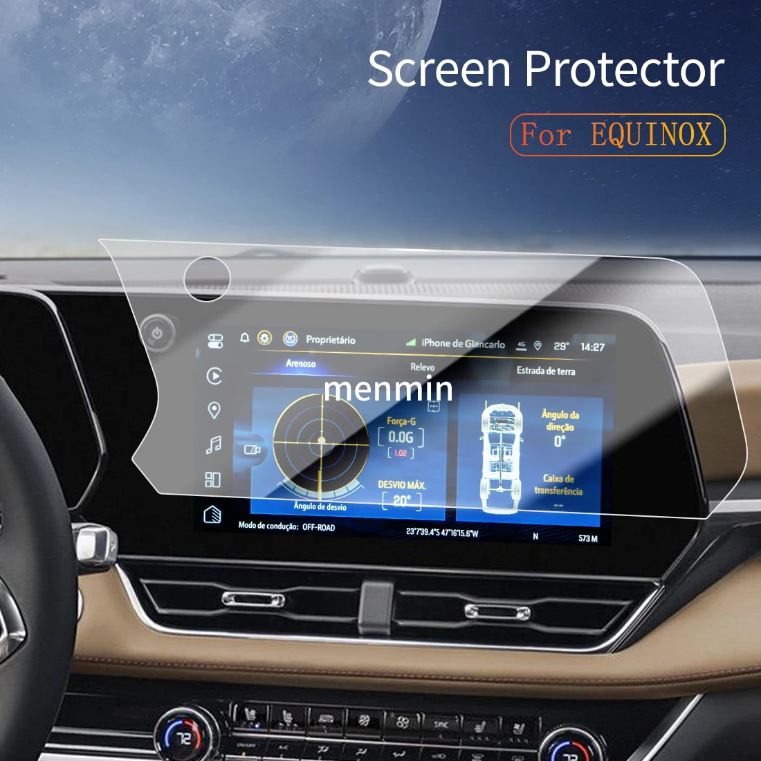 

Car Stickers Dash Carplay Mirror Screen Protector Display Tempered Glass Protective Vehicle For 24 SAIC Maxus EQUINOX