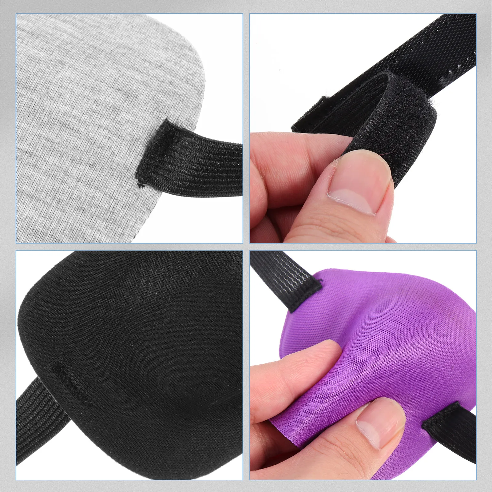 

5Pcs Single Eye Patches for Amblyopia Correction Breathable Lightweight Comfortable Elastic Strap Eye Covers Kids Adults