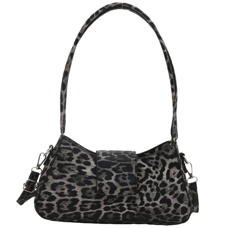 

Fashion Leopard Print Purse PU Leather Crossbody Shoulder Bag for Stylish Use