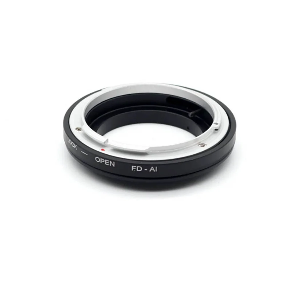 LinGo FD-AI Mount Adapter Ring For Macro Photography with Aperture Ring for Canon FD Lens for Nikon F Mount Camera