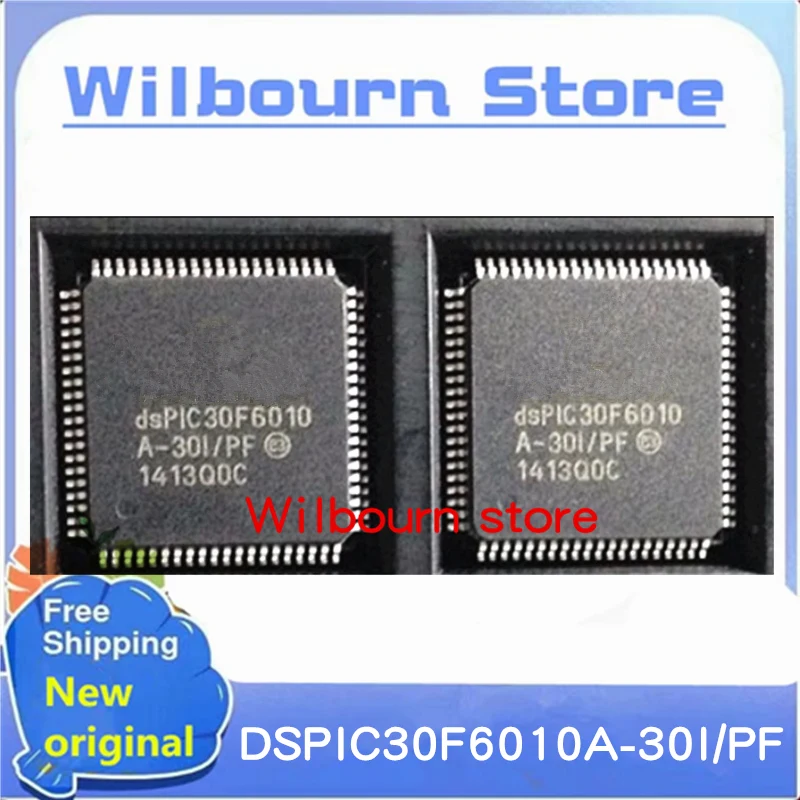 

2PCS~10PCS/LOT DSPIC30F6010A-30I/PF DSPIC30F6010 A-30I/PF TQFP80 New original