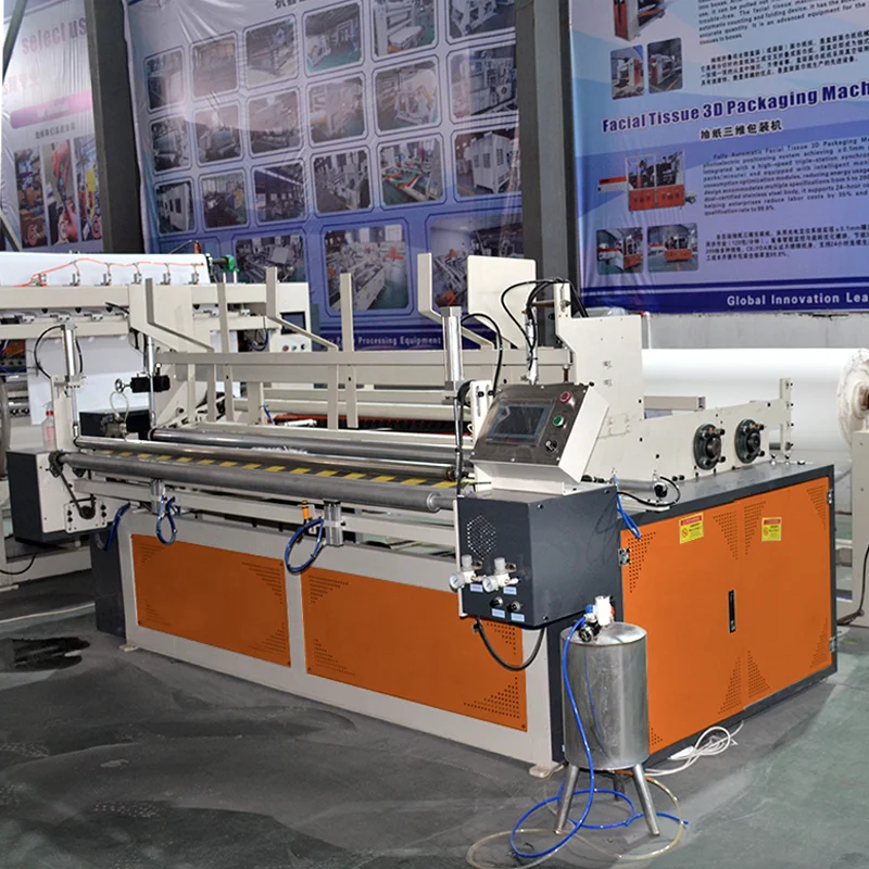 Customized Embossing Equipped Tissue Paper Making Machinery Patterned Paper Machine