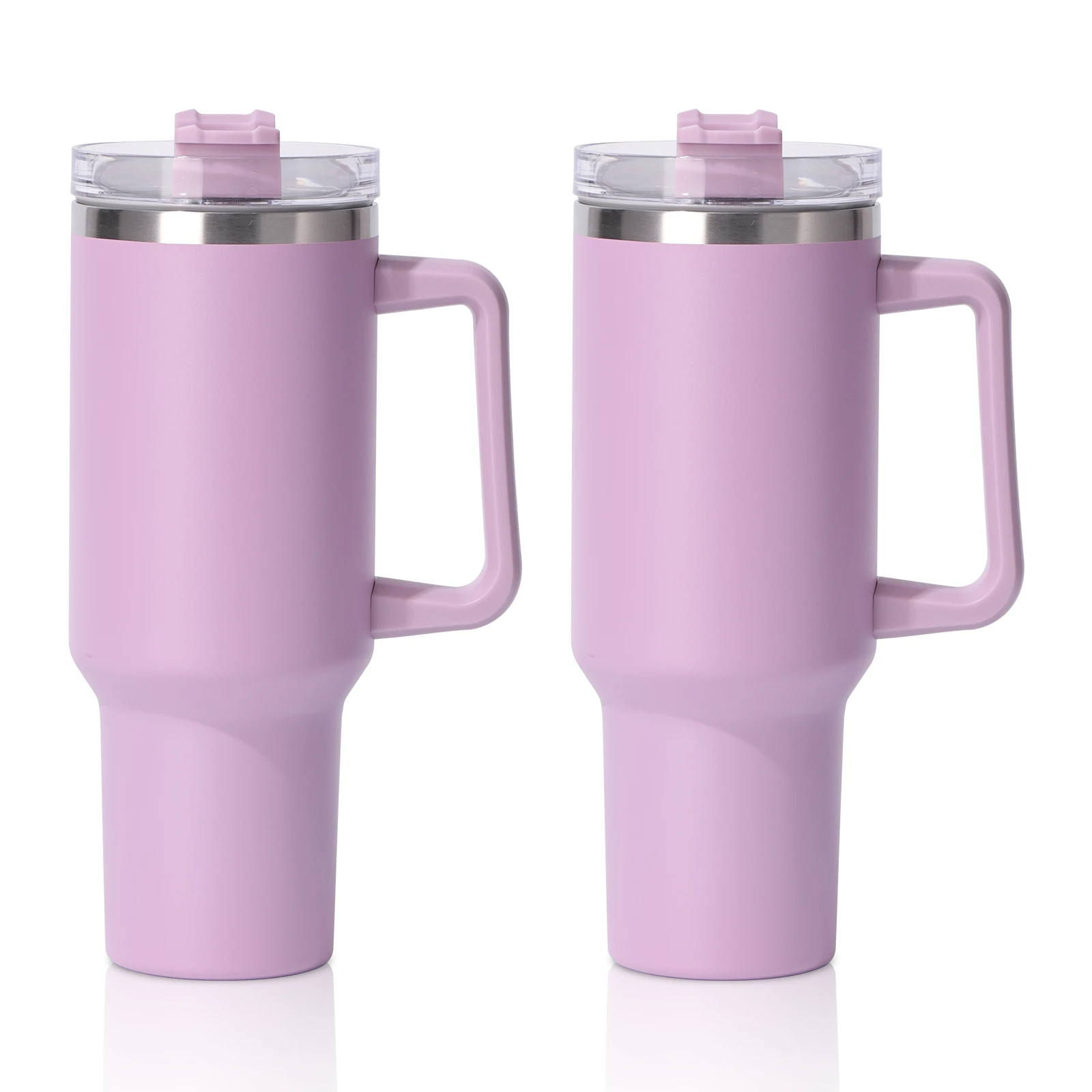 

1/2/4PCS Vacuum Mug 40oz Insulated Mug Thermal Cup 304 Stainless Steel with Lid & Straw