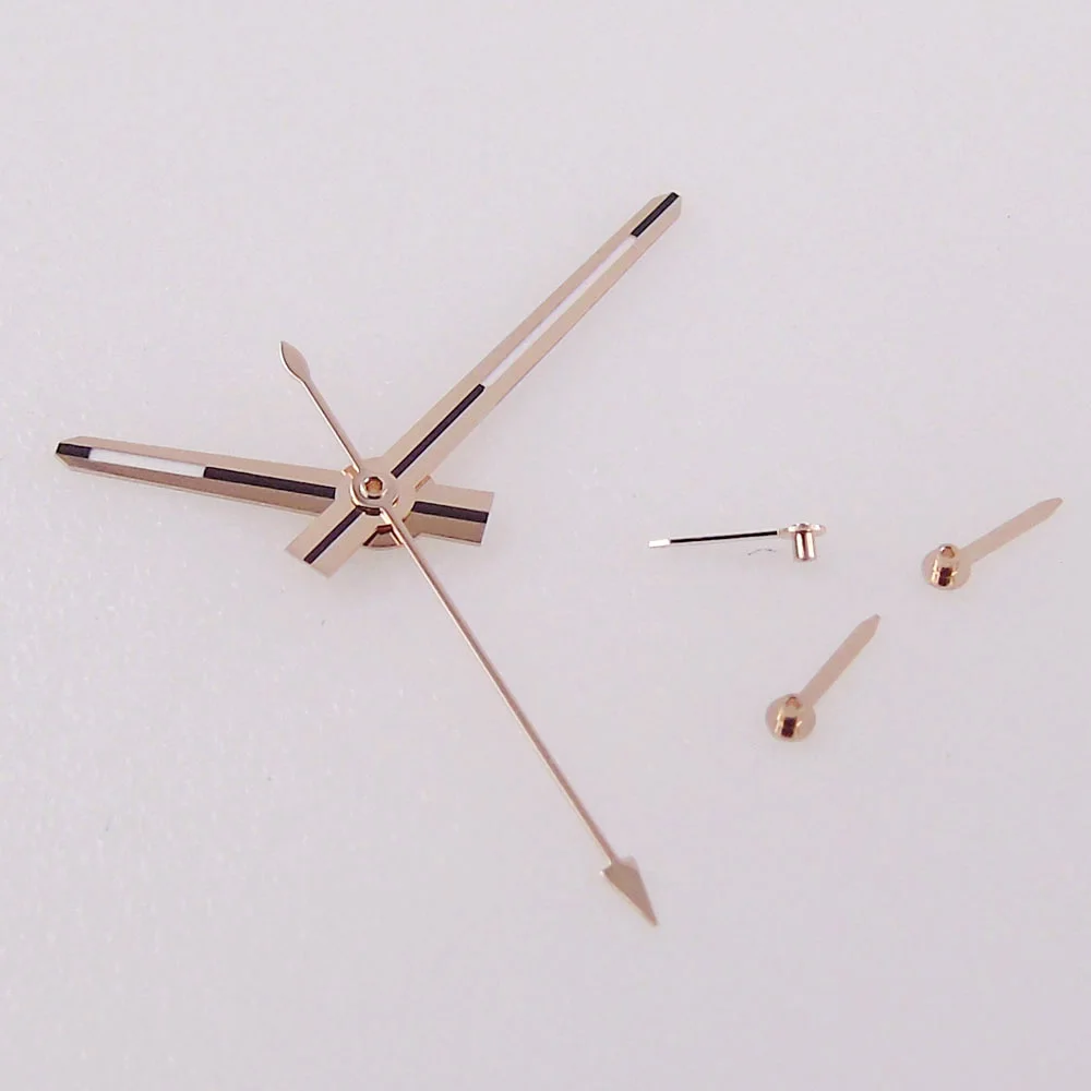 Aiguilles de montre à quartz adaptées au mouvement VK63 VK64, pièces de rechange de montre-bracelet, pièces de mod, 6 Poquinze pour montres chronographes pour hommes