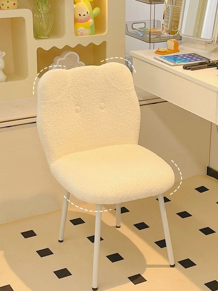 Luxury Dressing Table,Stool,Chair,Furniture,Bedroom,Small Stools,Makeup Stool,Home Living Room,Dining Chair,Back Manicure Chairs