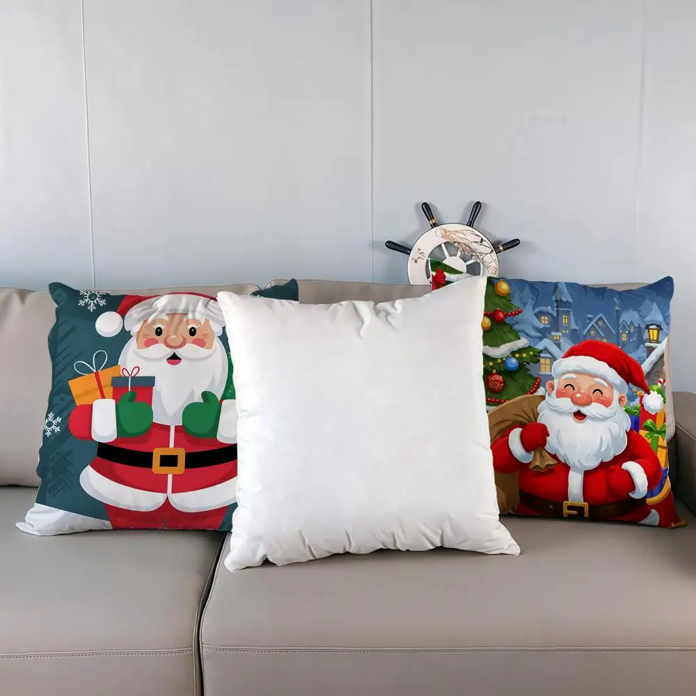 

Merry Christmas Santa Claus Pillow Case Multi sized car seat cushions, luxurious home office, sofa decorative pillowcases