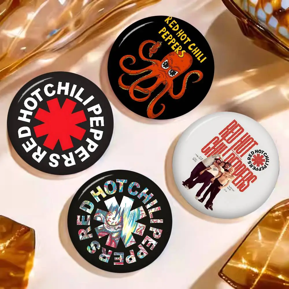 Popular Rock Band Red Hot Chili Peppers Creative Tinplate Soft Button Pins Animal Icon Brooch Lapel Backpack Badge