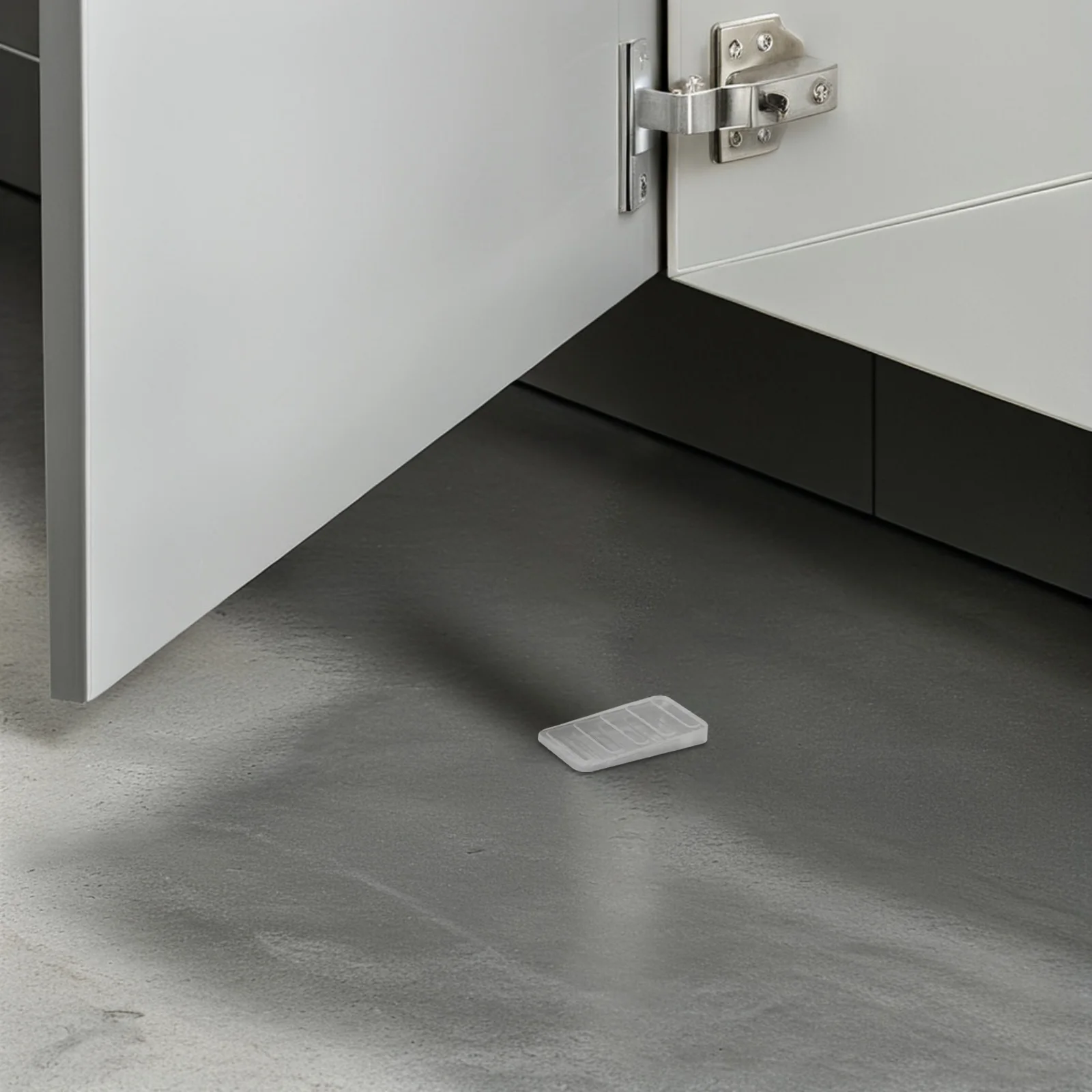 20pcs Furniture Leveling Shims Plastic Wedge Height Adjustment Table Leg Levelers Stackable For Bed Cabinet Sofa Floor