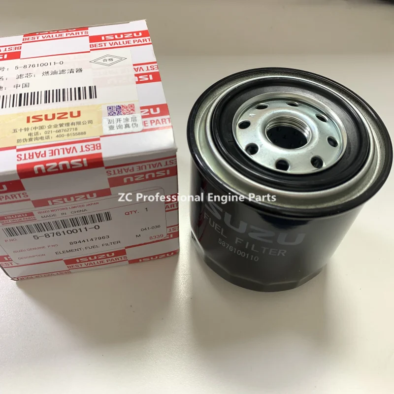 5876100110 5-87610011-0 8-94414796-3 8944147963 Original fuel filter for Isuzu 4JB1 4JB2 engine accessories