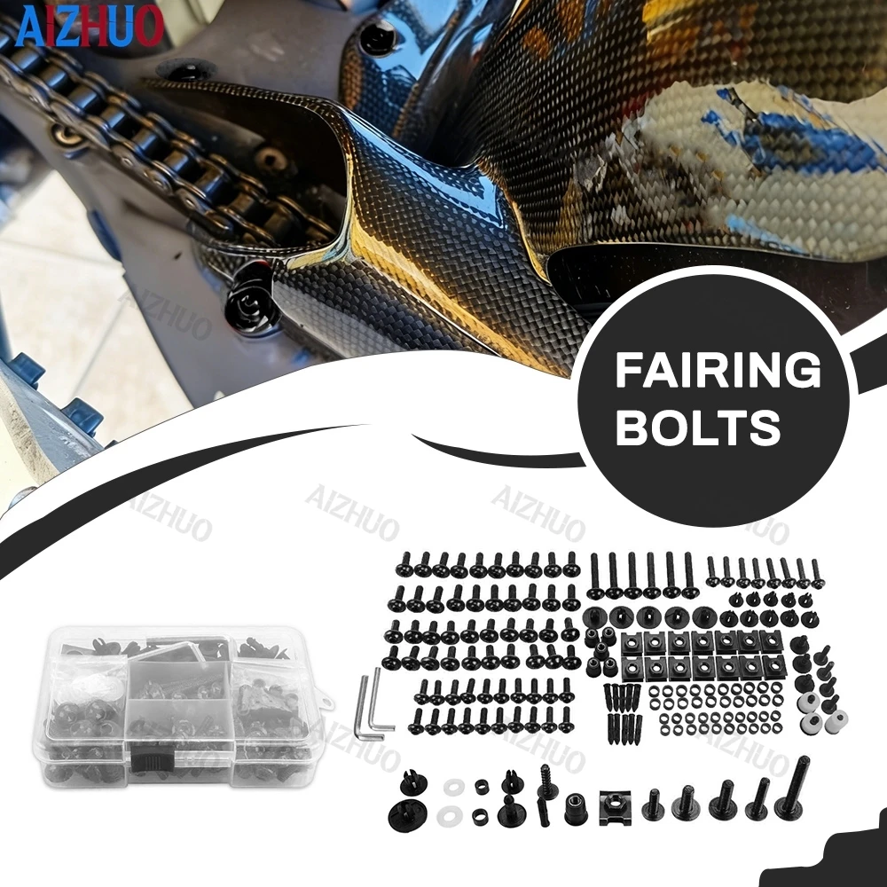 

Комплект болтов, гаек и винтов для обтекателей мотоциклов YAMAHA XMAX300, NMAX, VMAX, XMAX, XJ6, FZ1, FZ6, FZ8, SUPER TENERE, XT1200