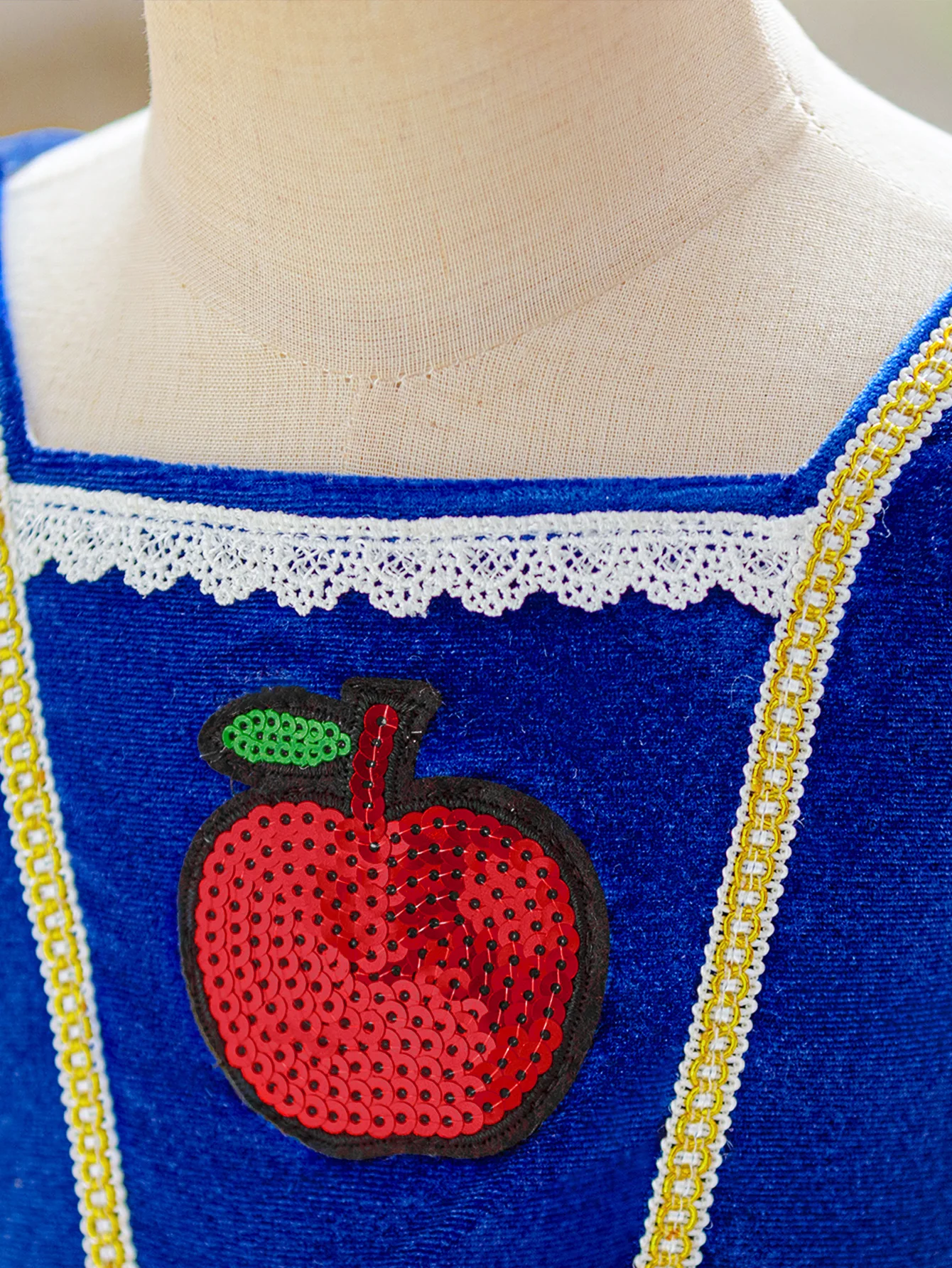 Maid Snow Princess Baby Party Mädchenkleid Karneval Halloween Weihnachten Kostüm Hochzeit Geburtstag Ballkleid Hochzeitskinderkleidung – Detail 5
