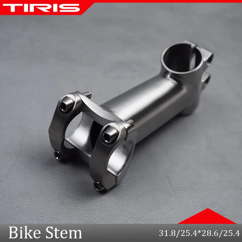 

TIRIS-BL2 Stem for Bike Accessories, Bicycle Parts, Length 50-120mm, 28.6/25.4*25.4/31.8mm, 5 °-45 °Custom Angle Custom