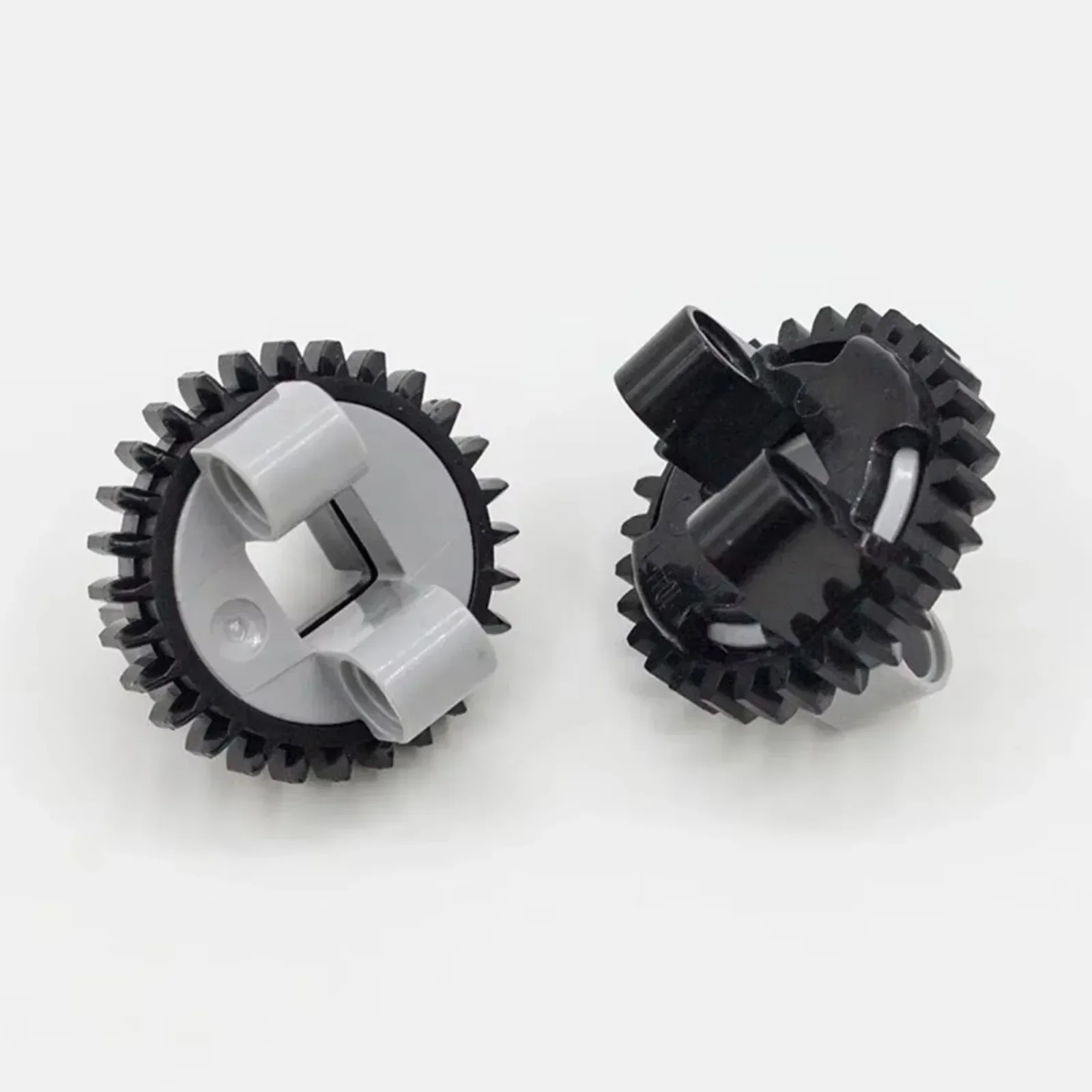 10 Uds. Tocadiscos de 28 dientes para bloques de construcción técnicos Legoeds Mini juego de engranajes de plástico ABS 99009 + 99010