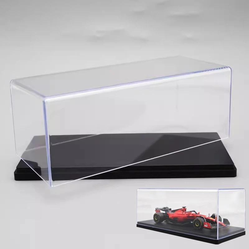 1:43 Auto Modell Display Box Transparente Schutzhülle Acryl Staub Hard Cover Lagerung Halter