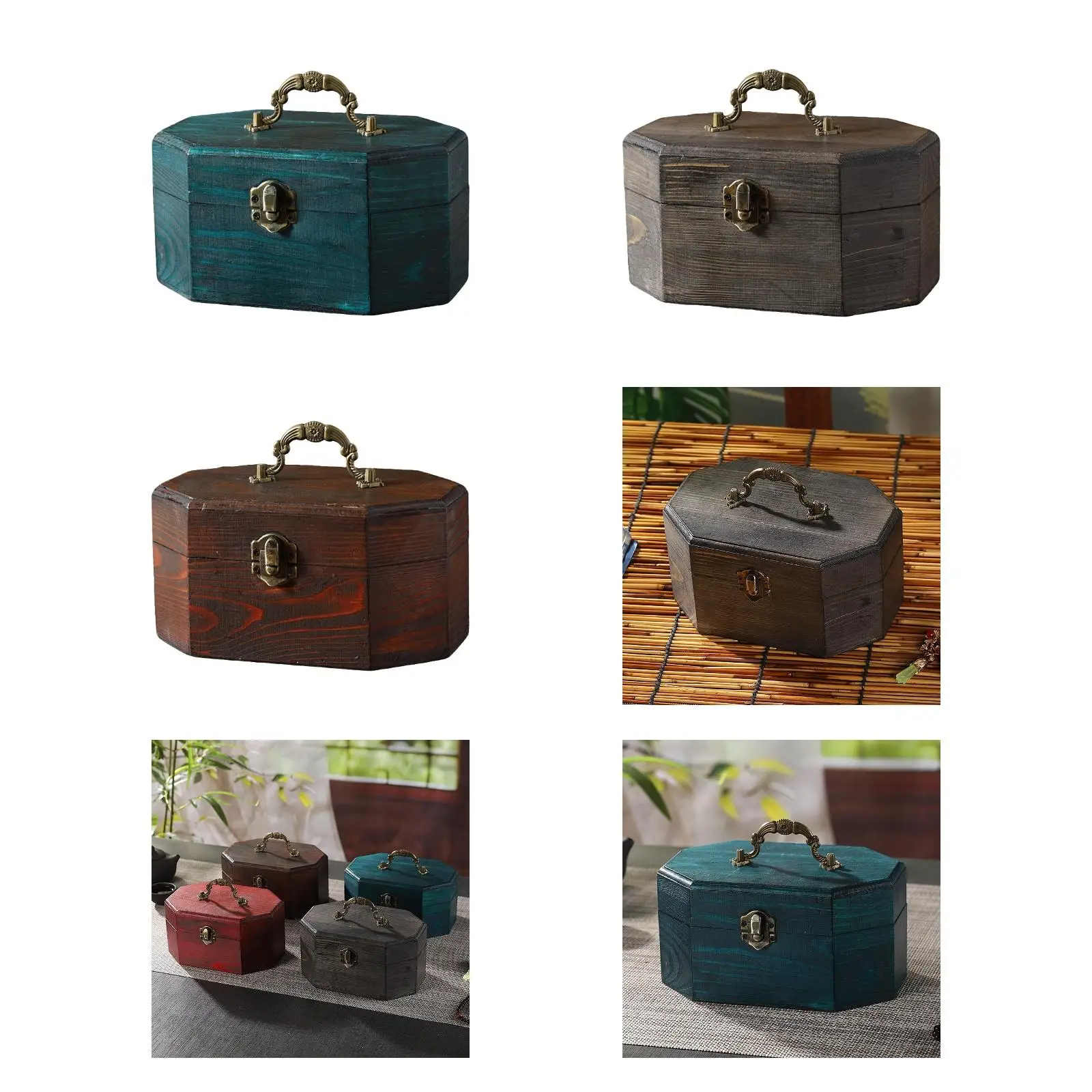 صندوق حلية المجوهرات مع مقبض بروش حامل حاوية مجوهرات الجسم لحفلات الزفاف لوازم سيدة سحر عيد الميلاد