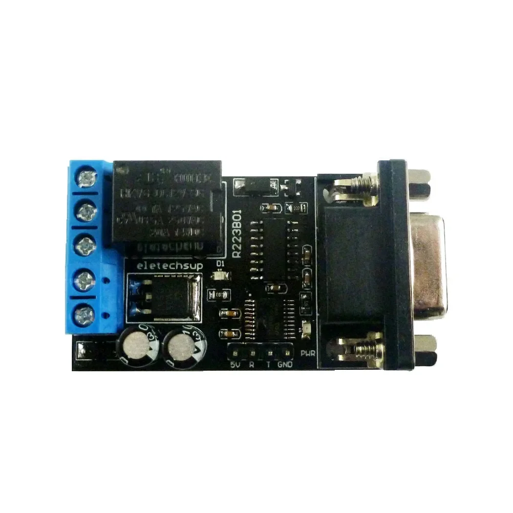 ARM MCU UART 리모컨 스위치 보드 아두이노 모듈용 DC 12V PC COM DB9 RS232 직렬 포트 지연