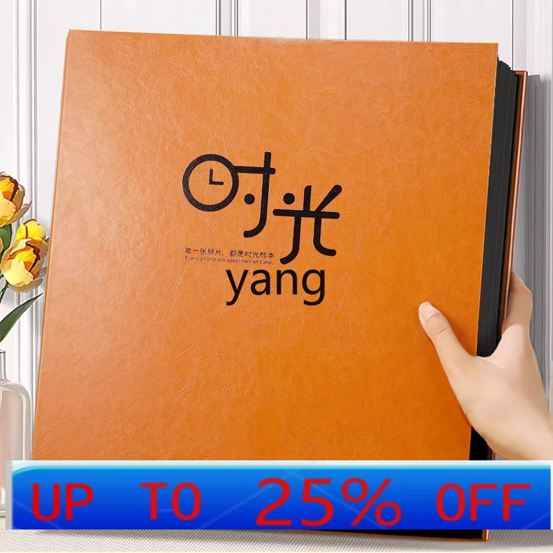 LH Album Book Large Capacity Family Album Souvenir Album Inserted Plastic Cortex
