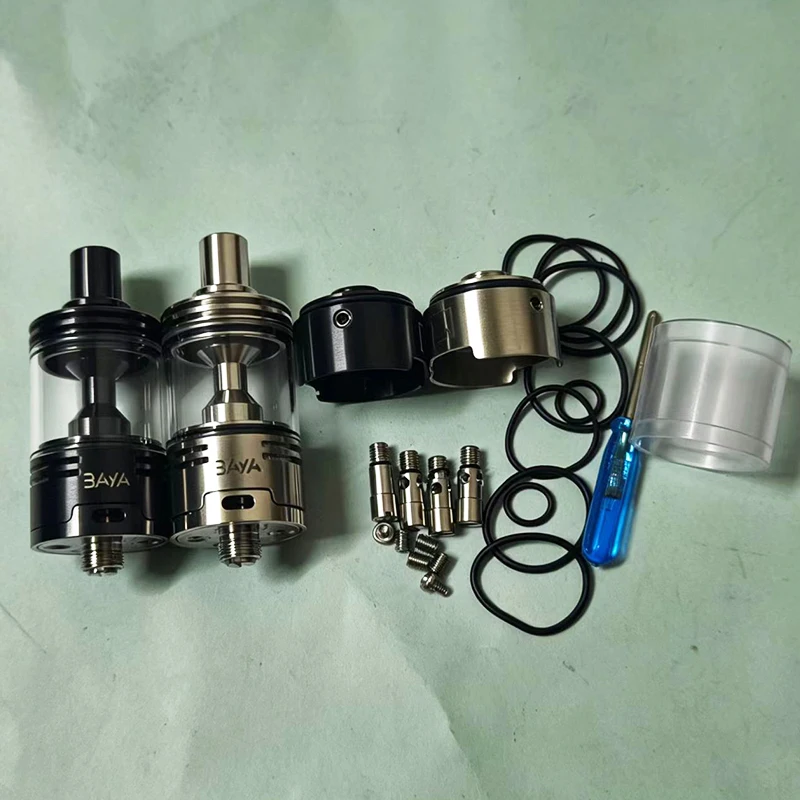 NEW BAYA MTL Replacement rta 316SS 4.2ml 22mm Single Coil Rebuildable Tank with 1.2mm 1.5mm 1.8mm AFC pins VS DiplomaT pare Part