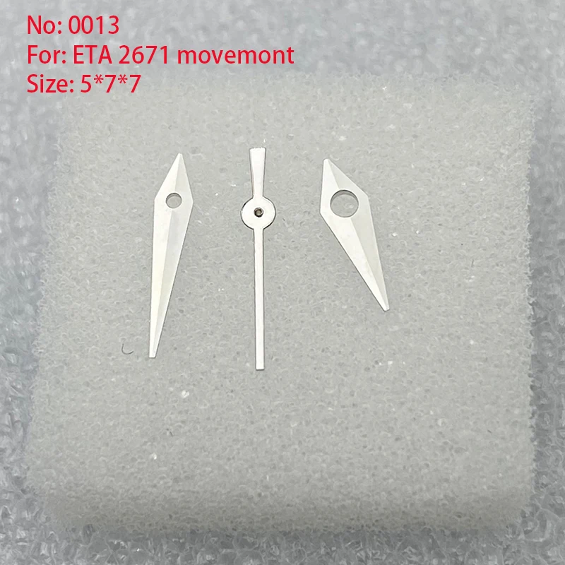 Watch Accessories Watch Hands 3 Pins Women ETA 2671 Movement Watch Repair Parts Size 5.0mm*7.0mm*7.0mm/NO.013