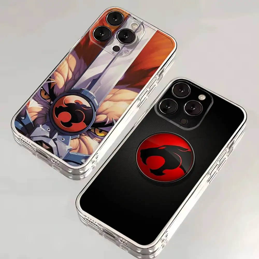 

T-ThunderCats CARTOON Phone Case For iPhone 16,15,14,13,12,11 Plus,Pro,Max,XR,XS,X,7,8 SE,Mini Transparent Silicone Soft