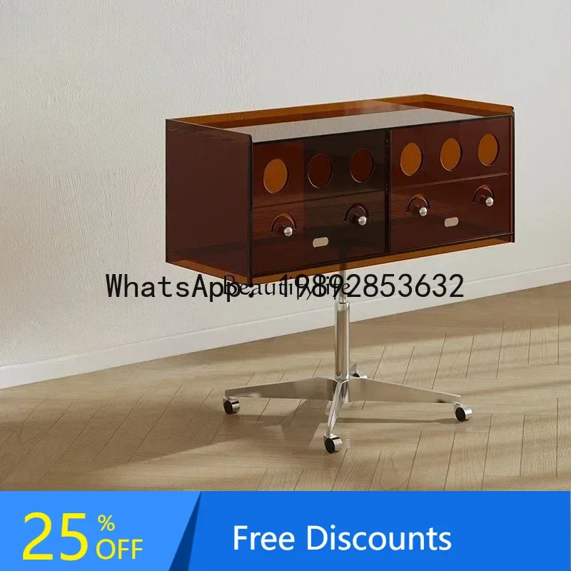 

HH 4Retro vinyl record player cabinet mobile living room sofa display storage lockerlx