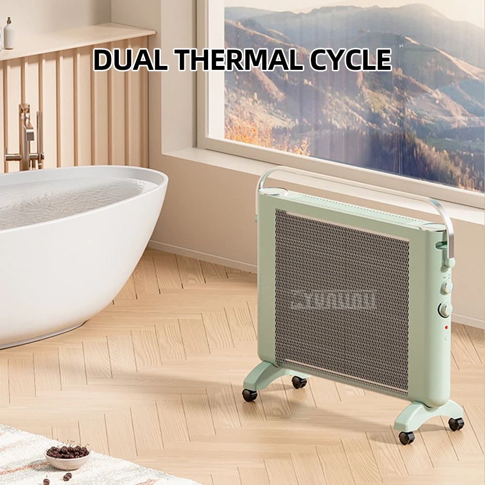 가정용 고속 난방 전기 온열기, 휴대용 수직 공간 히터, 거실, 침실, 사무실용, 2200W