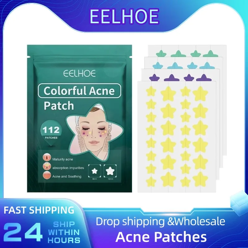 1/2/3 Box Star Acne Patches Invisible Pimple Cover Face Oil Control Spot Treatment Cute Sticker for Covering Zits and Blemishes