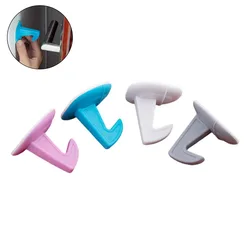 Door Stopper Punch-free Windproof Silicone Strong Stickiness Anti-collision Door Buffer Bathroom Door Buffer for Bedroom
