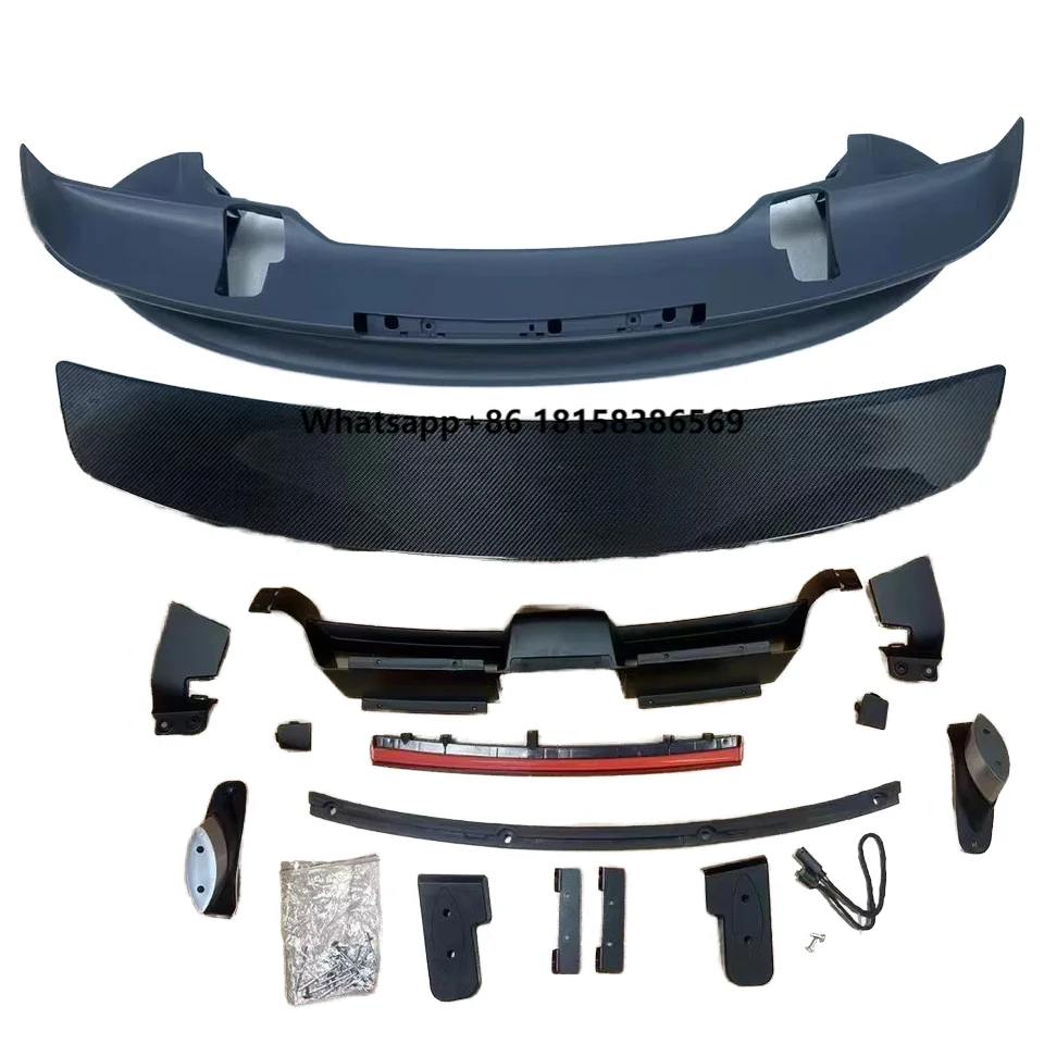 

PG for Porsche 911 992 Electric Tail Spoiler Wing, Carbon Fiber + Plastic