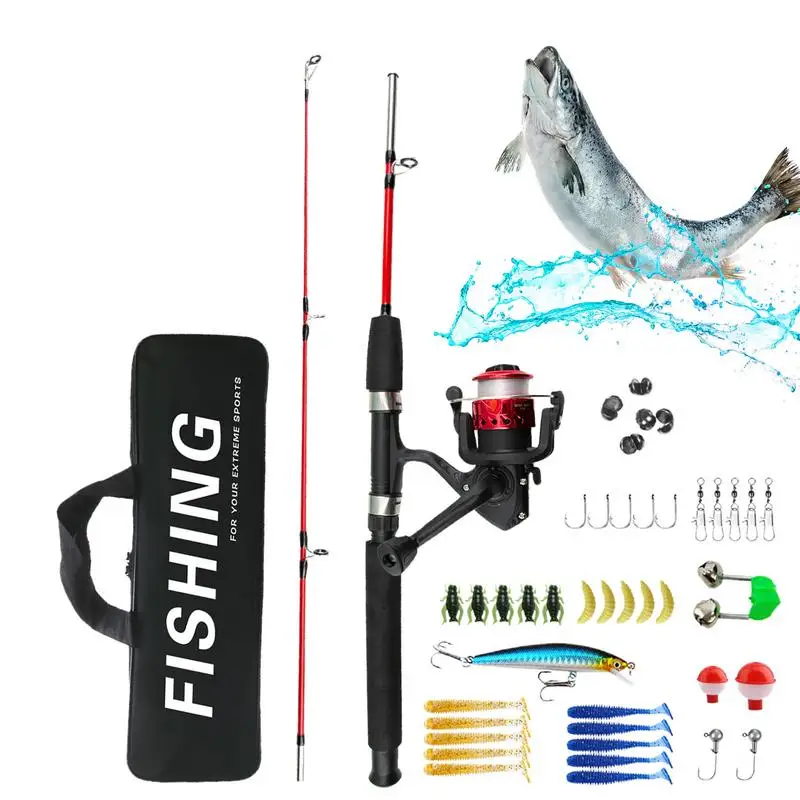 Kids Fishing Rod And Reel Combo Portable Fishing Set Fishing Pole For Birthday Christmas New Year Anniversary